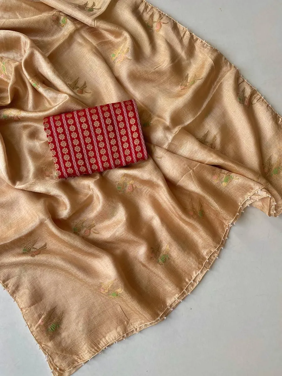JUTE CRUSH SILK SAREE